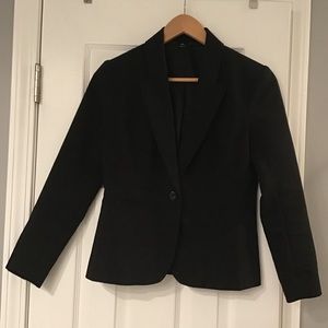 MOSSIMO BLACK BLAZER JACKET PETITE PS